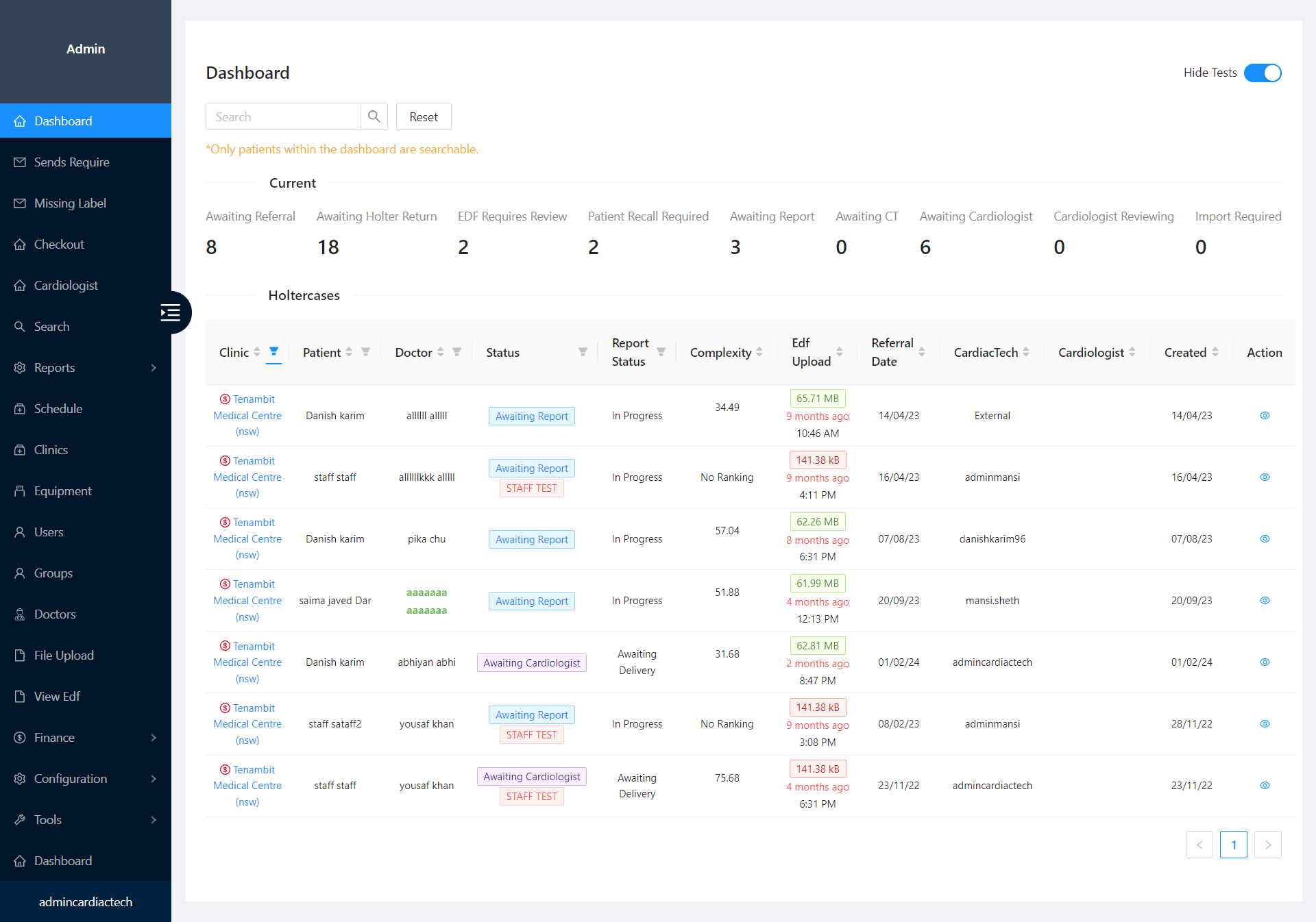 CloudHolter - Medical Application
